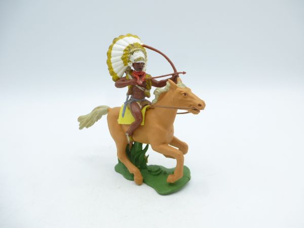 Britains Swoppets Chief riding with bow + arrow - great horse