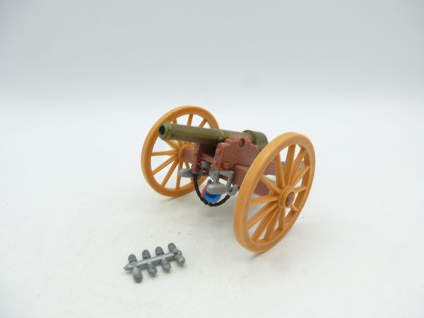 Plasty Kanone mit Kanonenkugeln - am Guss