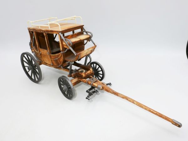 Elastolin 7 cm Chassis stagecoach with drawbar - scope of delivery see photos