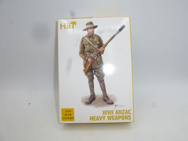 HäT 1:72 WW I Anzac Heavy Weapons, No. 8190 - orig. packaging, on cast