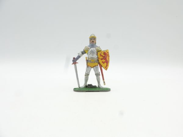 Lone Star (Metal) Knight standing with sword + shield - rare figure