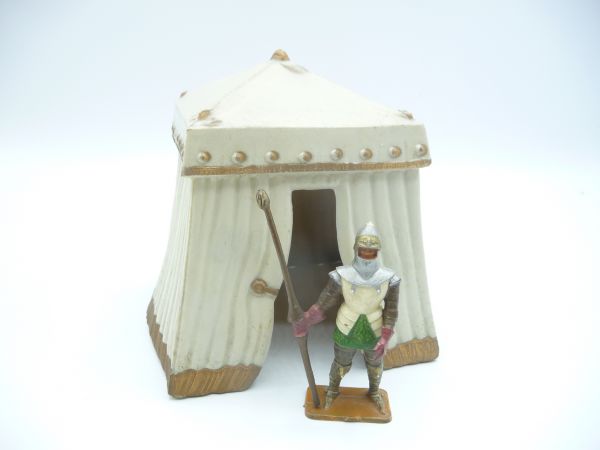 Starlux Knight tent with knight 1st version - early figure, great addition to knight series