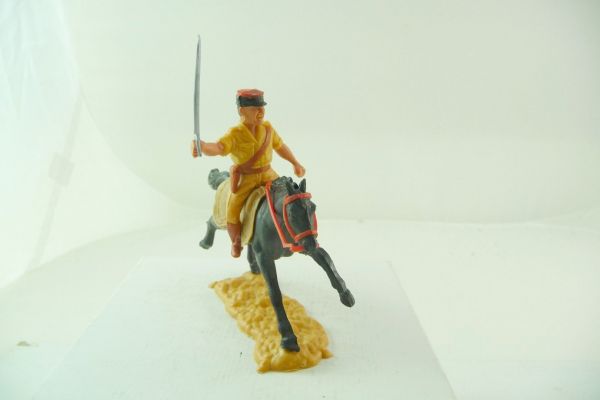 Timpo Toys Foreign legionnaire riding, officer with sabre