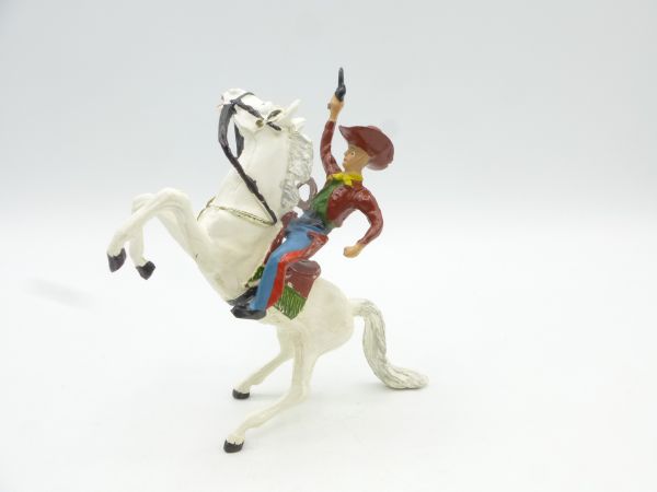Merten Cowboy with pistol - on great rearing horse