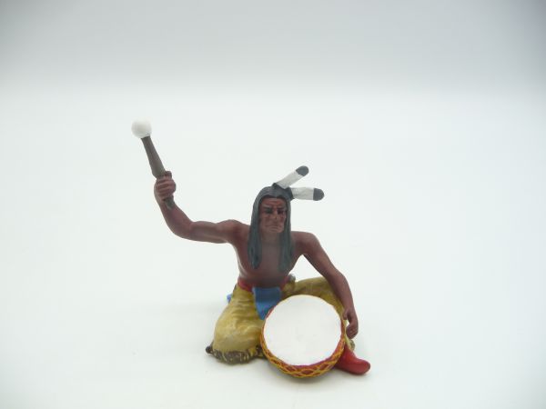 Preiser 7 cm Indian with drum, No. 6836