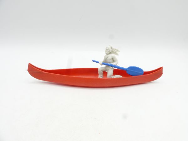Canoe (red) with Indians (white)