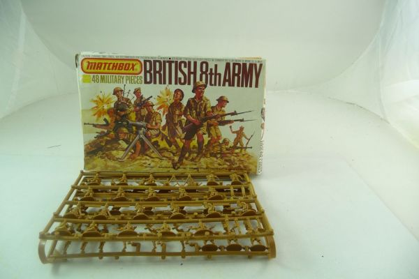 Matchbox 1:72 British 8th Army P5005 - figures on cast