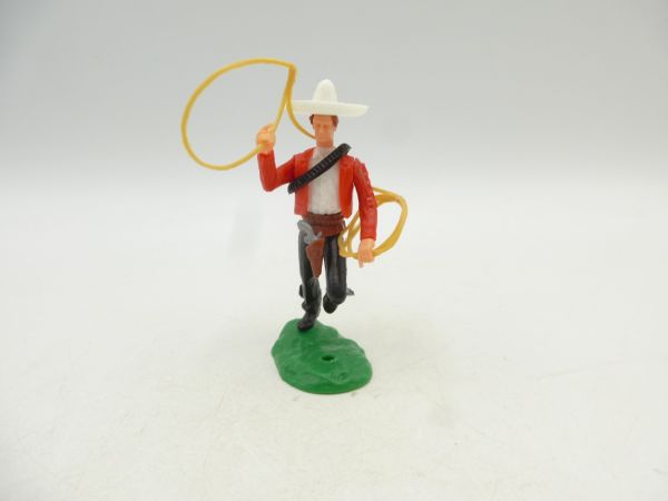 Elastolin 5,4 cm Mexican running with lasso (2 weapons)