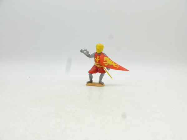 Timpo Toys Medieval knight red/yellow with battle axe
