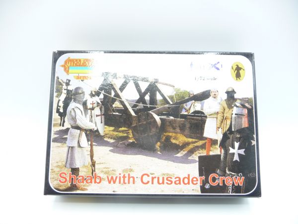 Strelets*R 1:72 Shaab with Crusader Crew, No. A010 - orig. packaging, figures on cast