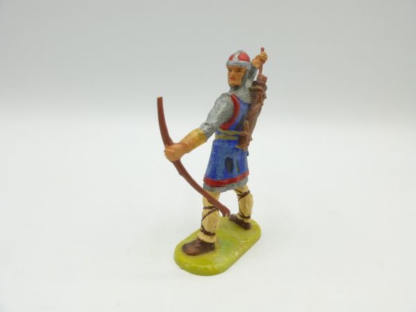 Elastolin 7 cm (beschädigt) Norman / archer taking arrow, painting 2