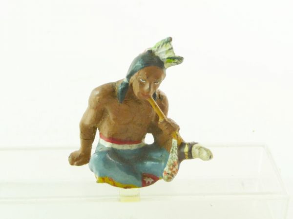 Lineol Indian sitting with pipe of peace (pre-war) - good condition