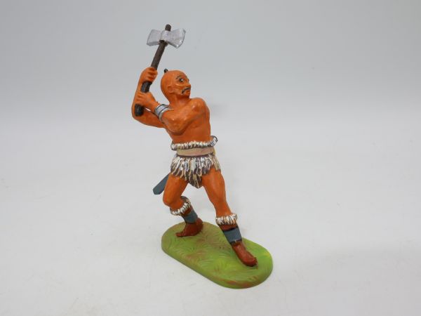 Hun lunging ambidextrously with double battle axe - great 7 cm modification