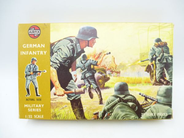 Airfix 1:32 German Infantry, No. 51451-2 - orig. packaging, old box, complete
