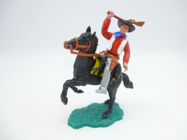 Timpo Toys Cowboy 2nd version riding, firing gun