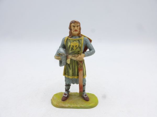 Elastolin 7 cm Ritter Gawain, Nr. 8802, Bem. 2 - tolle Bemalung