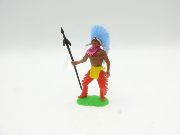 W. Germany Indian standing with spear