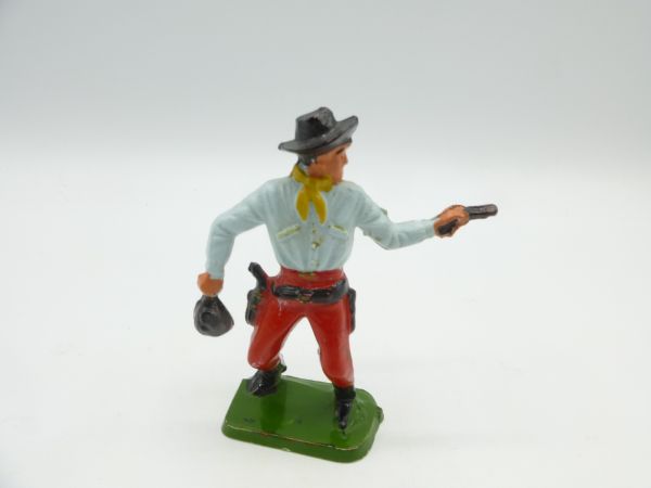 Starlux Cowboy stehend mit Pistole + Geldsack