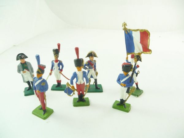 Set (7 figures) Napoleonic figures (similar to Starlux) - great figures
