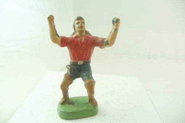 Leyla Cowboy attacking (with knife) - nice figure with small defects