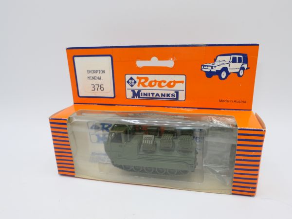 Roco Minitanks H0 Scorpion mine car, No. 376 - orig. packaging