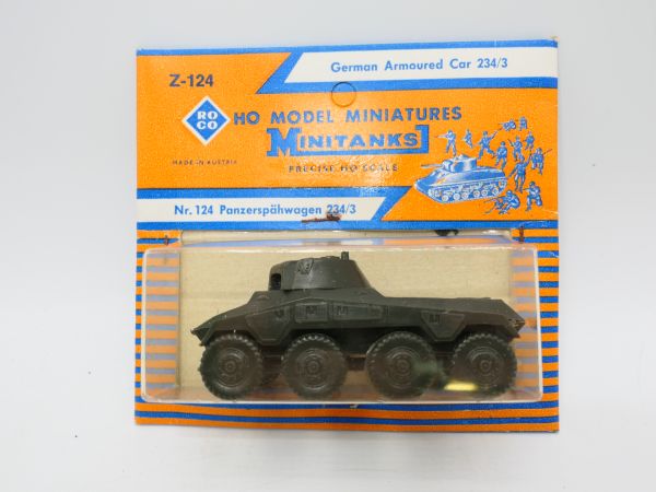 Roco Minitanks Armoured scout car, No. 124 - orig. packaging