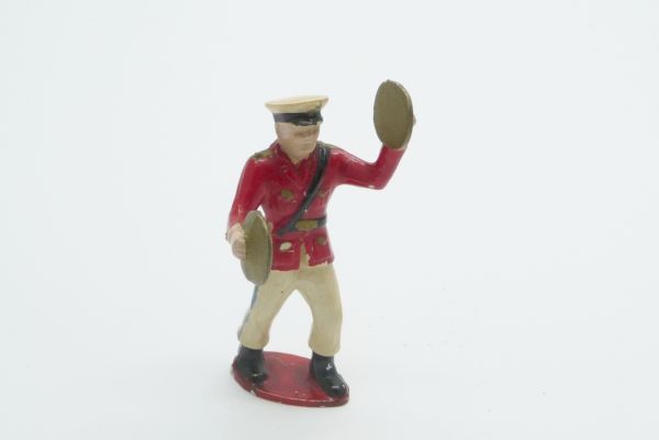 Military band, soldier with cymbals (hard plastic)