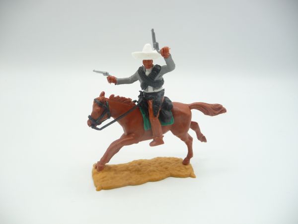 Timpo Toys Mexican riding, grey/white, black belt, 2 pistols