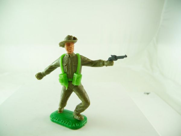 Timpo Toys Australian soldier with hand grenade + pistol