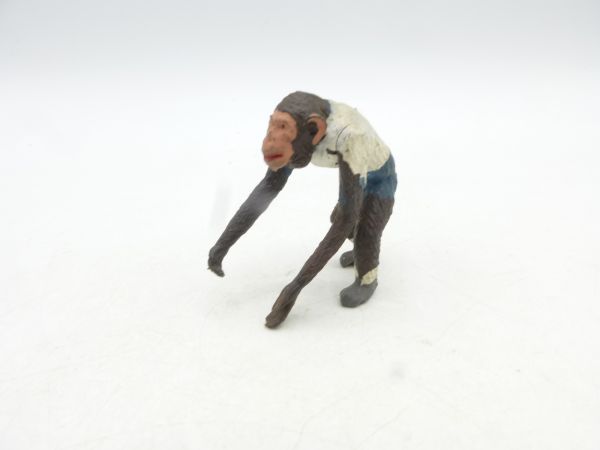 Britains Chimpanzee with movable arms - great original painting