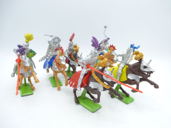 Britains Deetail Knights on horseback (6 figures) - complete set