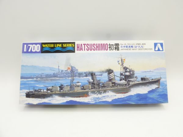Aoshima 1:700 Water Line Series, HATSUSHIMO Japanese Navy Destroyer