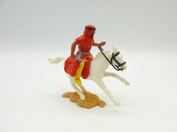 Timpo Toys Arab riding (red/yellow, silver belt)