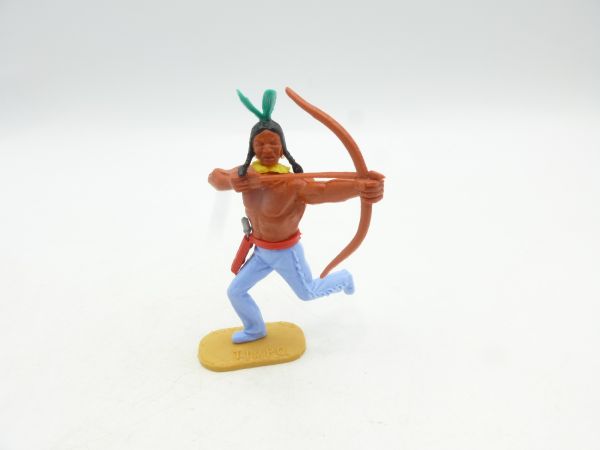 Timpo Toys Indianer 3. Version (großer Kopf) laufend mit Bogen