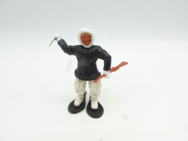 Timpo Toys Eskimo with rifle + knife - great colour combination