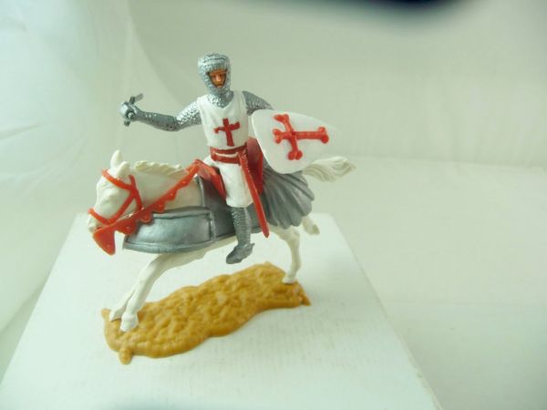 Timpo Toys Crusader rider, variation, on rare lower part