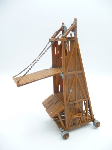 Elastolin 4 cm (damaged) Siege tower, No. 9885 - good for dioramas