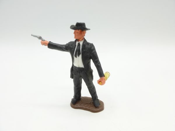 Timpo Toys Dr. Tripp standing with pistol + bottle