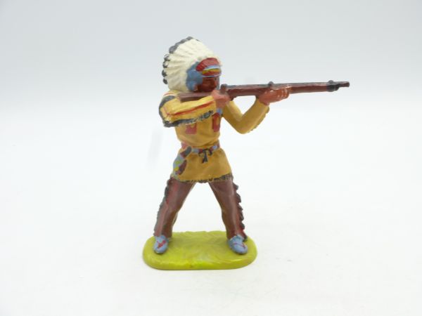 Elastolin 7 cm Indianer stehend schießend, Nr. 6840, Bem. 2
