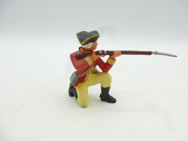 Elastolin 7 cm British Grenadiers: Soldier kneeling and shooting, No. 9144