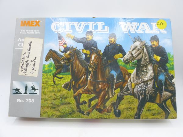 IMEX 1:32 ACW Cavalry - orig. packaging, figures painted, box see photos