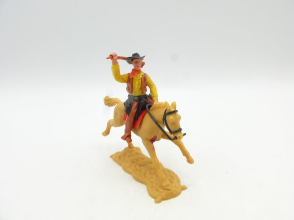 Timpo Toys Cowboy 2nd version riding, gun firing