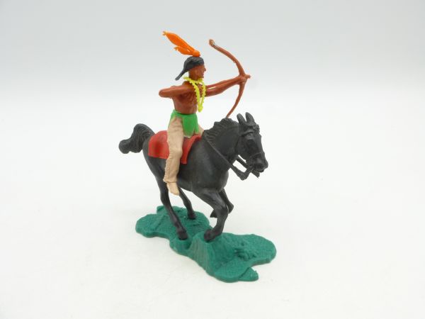 Lone Star Indian riding with bow
