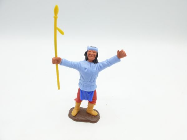 Timpo Toys Apache light blue, spear sideways