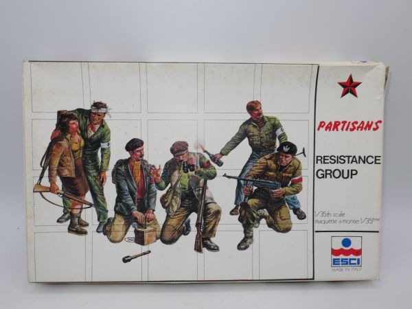 Esci 1:35 Partisans Resistance Group, No. 5009 - orig. packaging, on cast