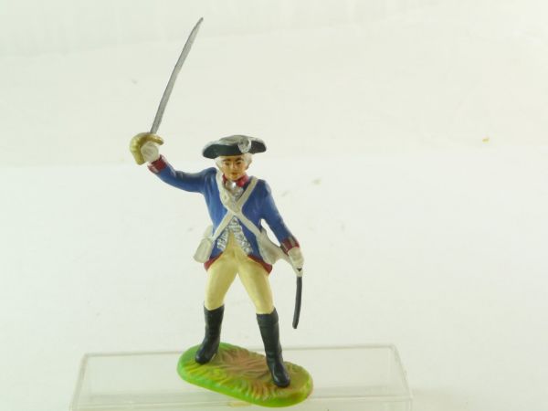 Preiser 7 cm Prussians officer storming with sabre, No. 9140 - unused