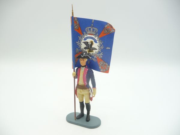 Preiser 7 cm Prussia 1756; Inf. reg. no. 7 Flag bearer, no. 54117