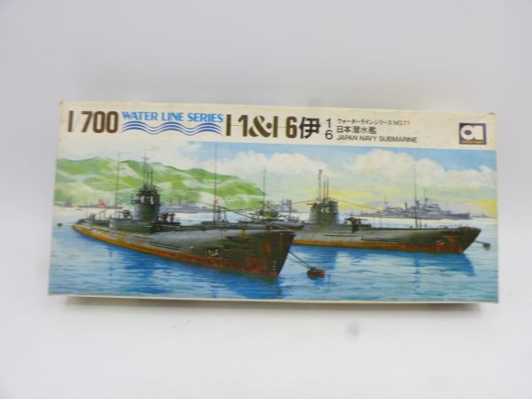 Aoshima 1:700 Japan Navy Submarine I 1&I 6, Nr. 71 - OVP