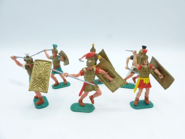 Timpo Toys Gruppe / Satz Römer zu Fuß (6 Figuren)