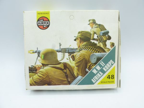 Airfix 1:72 WW II Africa Corps, No. 01711-6 - orig. packaging, parts on cast